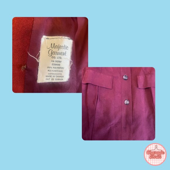 Vintage Faux Suede Jacket - Picture 4 of 5